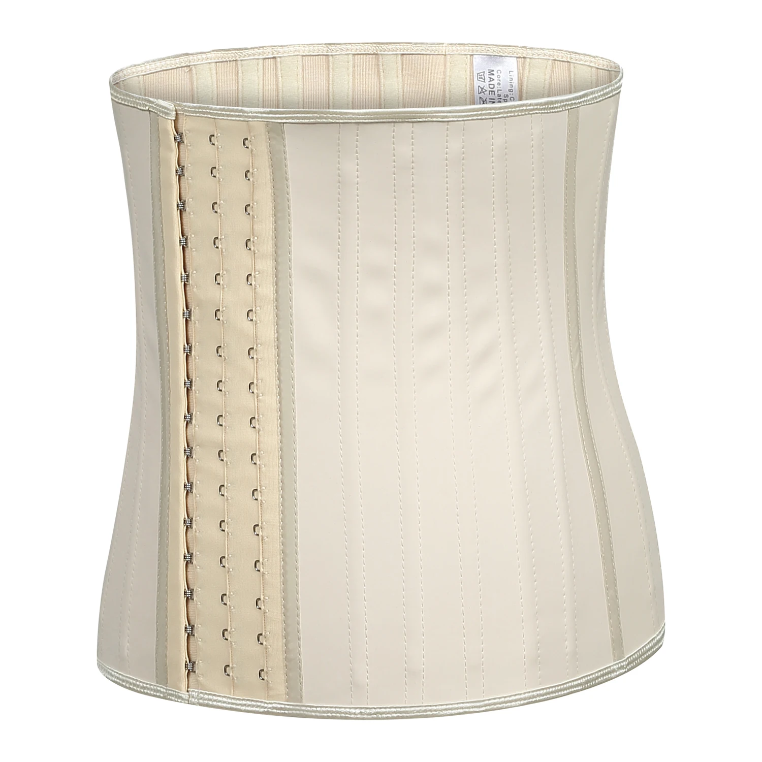 Waist Trainer 25 Steel Boned Latex Cincher Underbust Corset Private Label Waist Trimmer for Women Weight Loss Belt shapes faja