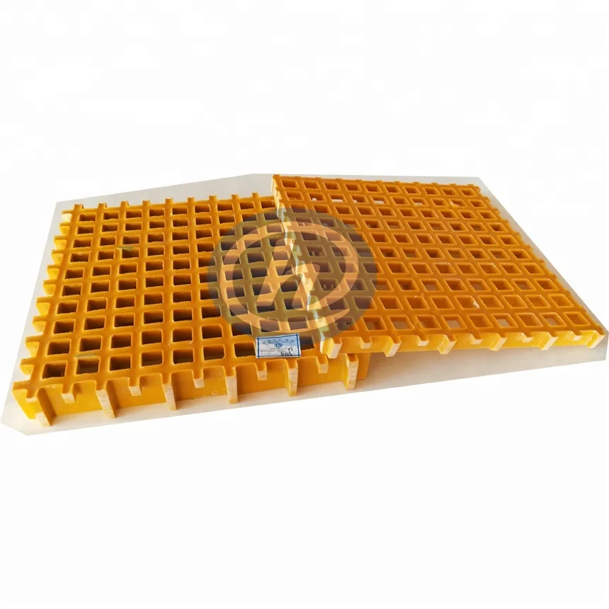 High strength Fiberglass FRP composite decking and channel cover bilge cover