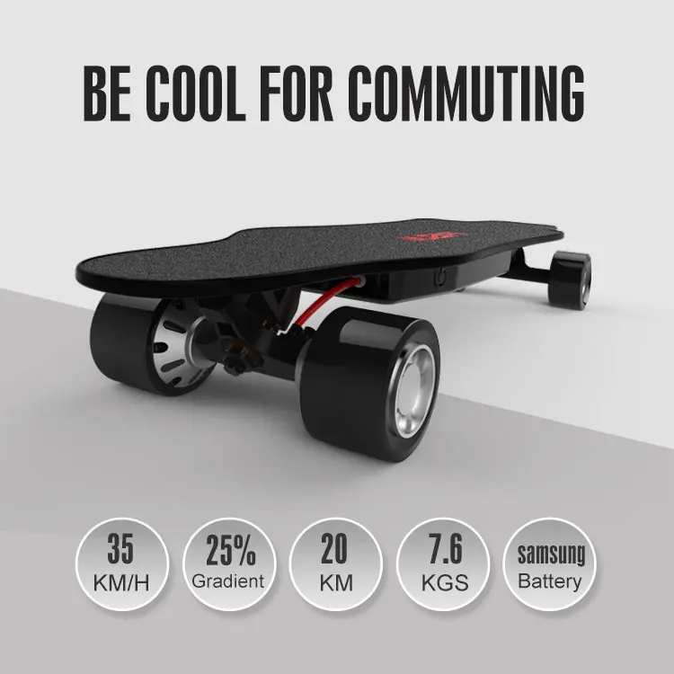 
Ifasun good quality e longboard adult diy dual hub motors boosted electric skateboard with remote control 