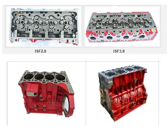 Foton ISF2.8 2.8L Complete Loaded Cylinder Head  for Foton Cummins 5271176 5271177 5271178