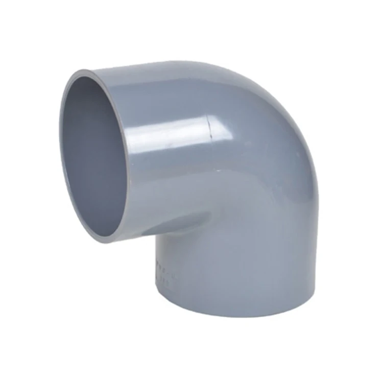 DIN PN10 UPVC Pipe Fitting Copper Thread 90 Degree Elbows
