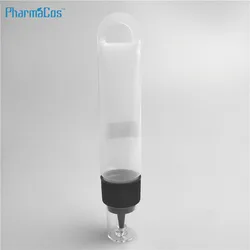 black transparent cosmetic empty chap stick glue tube Industry Glue Plastic Tube