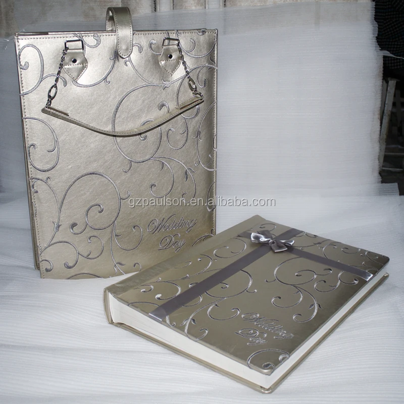 
leather wedding album 