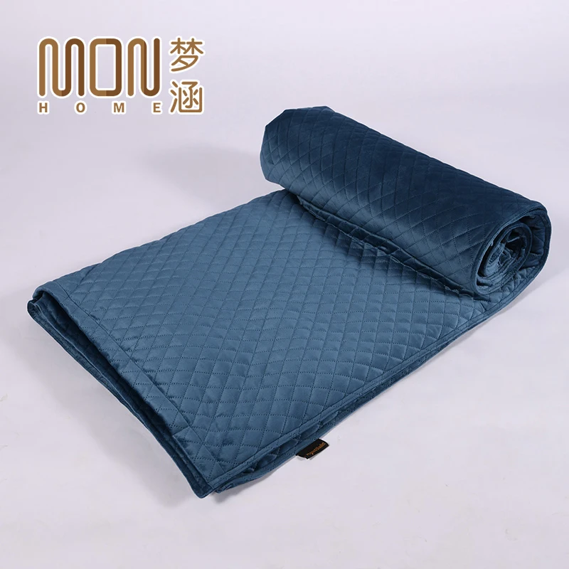 Hot sale OEM fancy 15 lb rested comfort custom weighted blanket