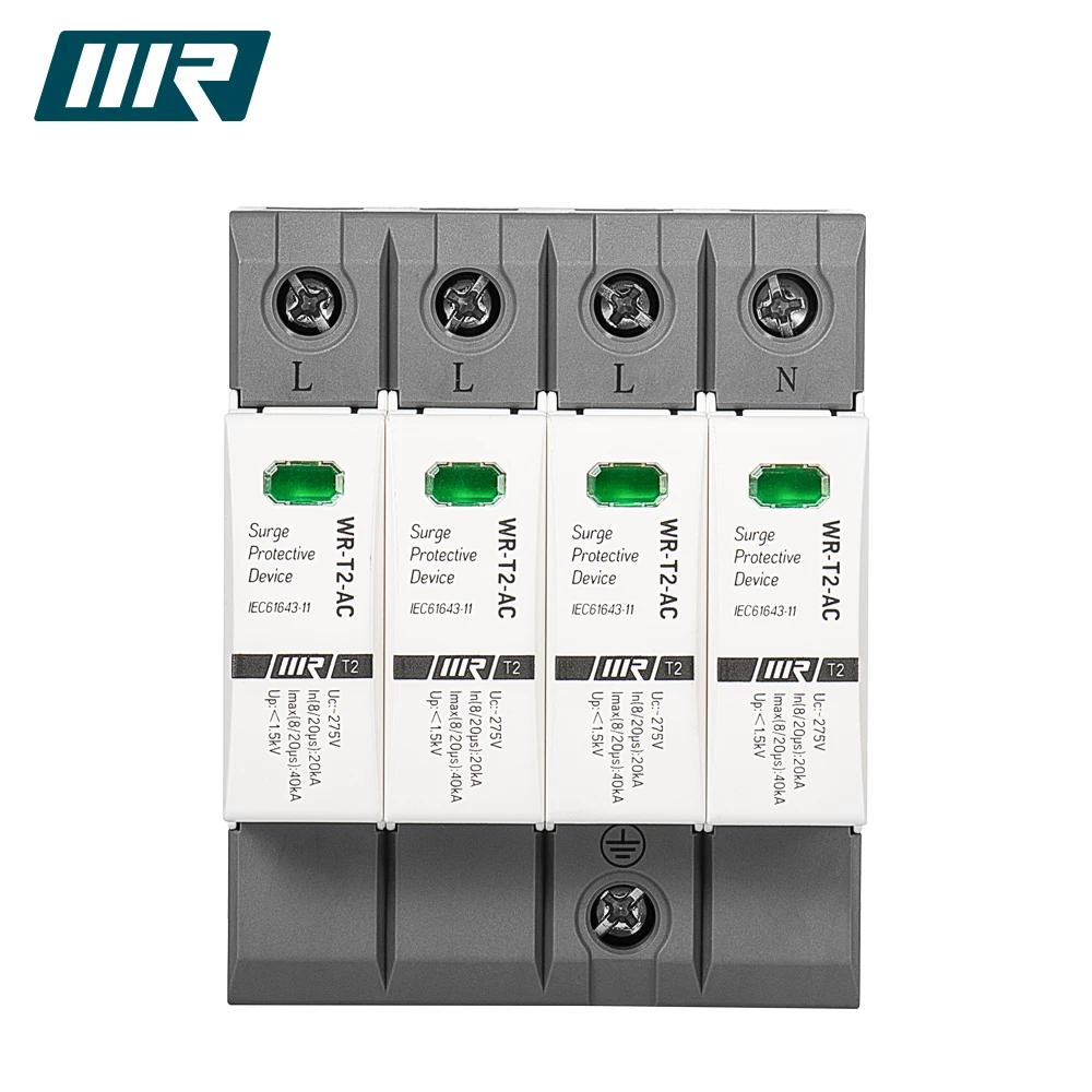 WRDZ Power Voltage AC 3 Phase Spd Surge Protective Device