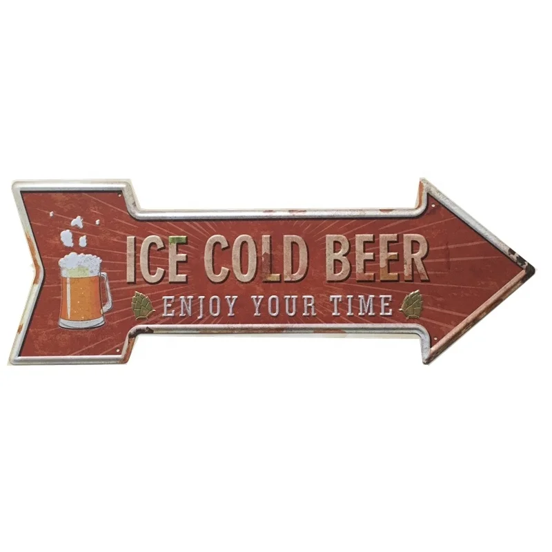 Горячая Распродажа! Автомобильный гараж, нефть, заправочная станция, знаки стрел, 3d тиснение, ретро, в форме стрелы, металлический налет, жестяной знак