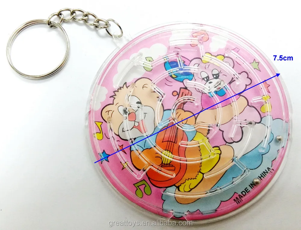 
Key Ring w/ pinball Maze Game keychain Boy Favour School Gift Novelty Prize Birthday Party Favors Pinata Bag Filler Loot Bags 