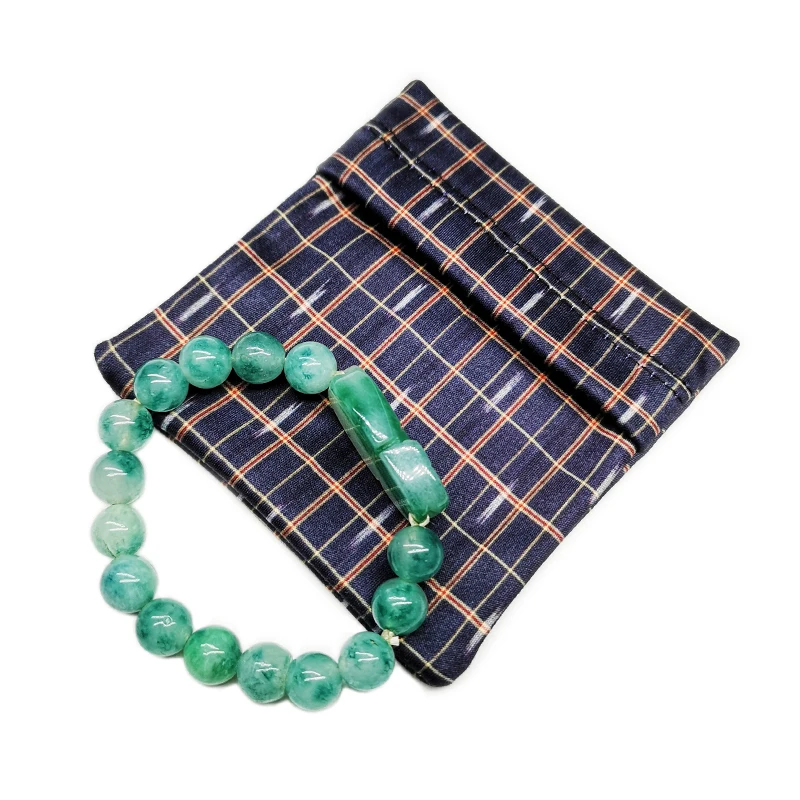 Custom Heat Transfer Printing Soft Stitch Jewelry Bag Pouch