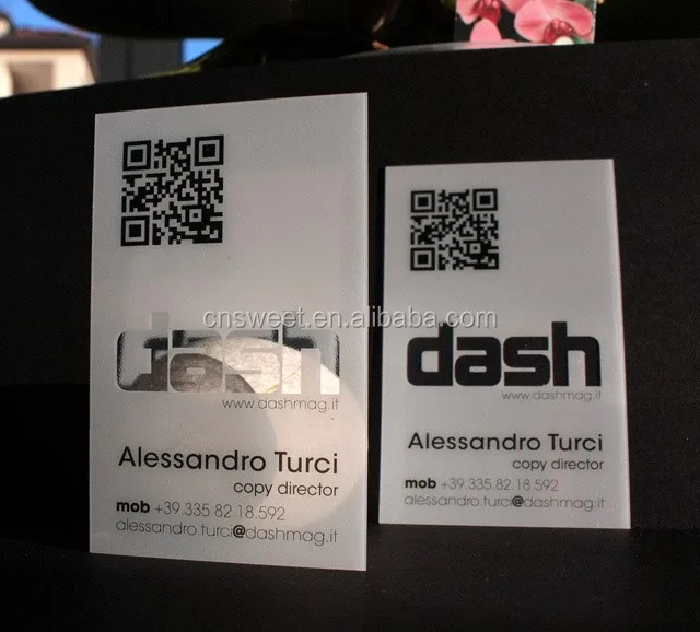 
Custom Printed Label Plate Plastic Business Card (VIP Card) 