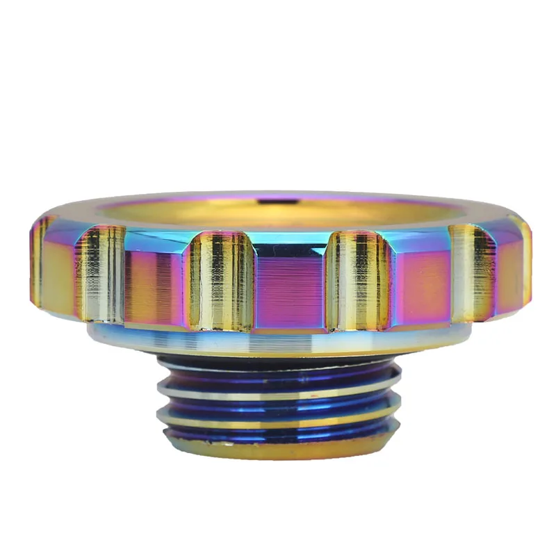 Neo chrome Racing Oil Filler Cap Fuel Tank Cover Aluminum For  Honda Toyota Mitsubishi