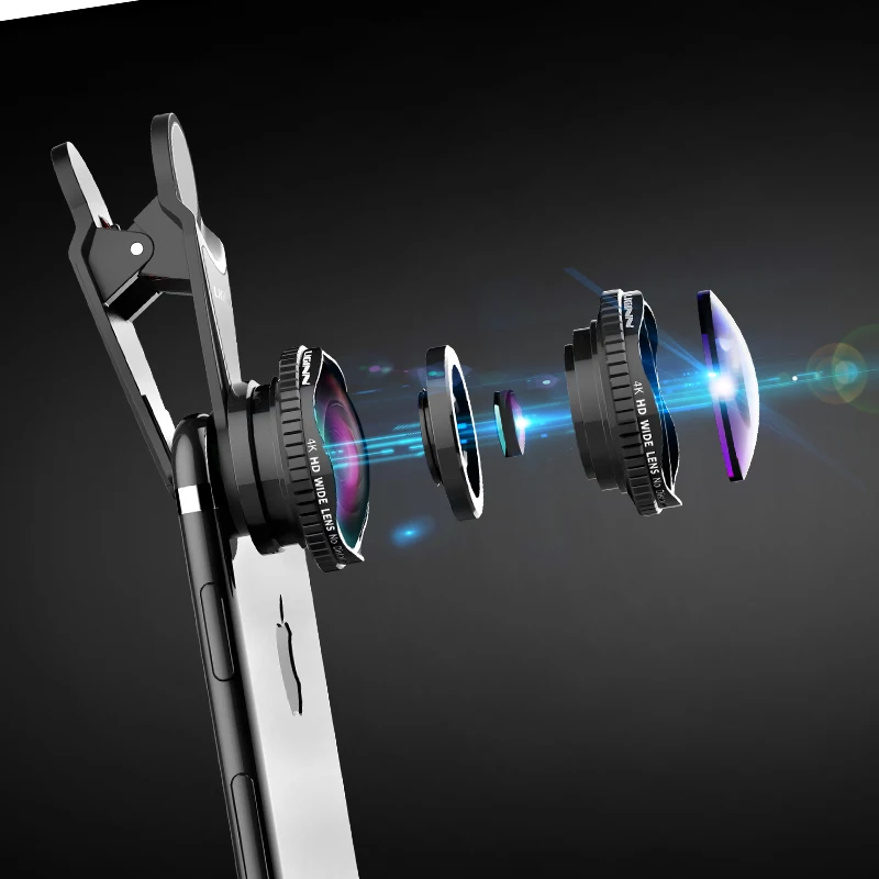 LIGINN Wholesale Mobile Phone Camera Lenses Wide angle Macro 2 in 1 lens