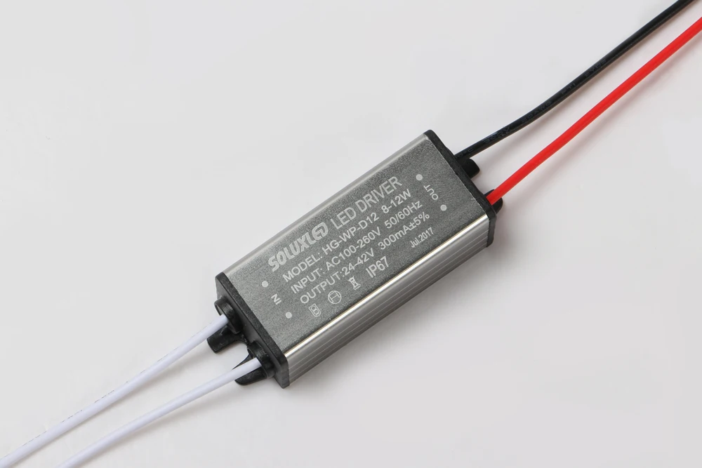LED IP67 8-12W Waterproof Driver Power Supply 24-42V 300mA