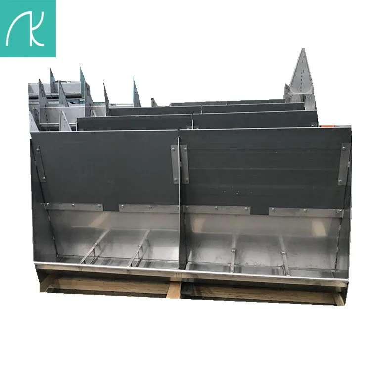 Stainless steel pig feeders pig equipment with many size
