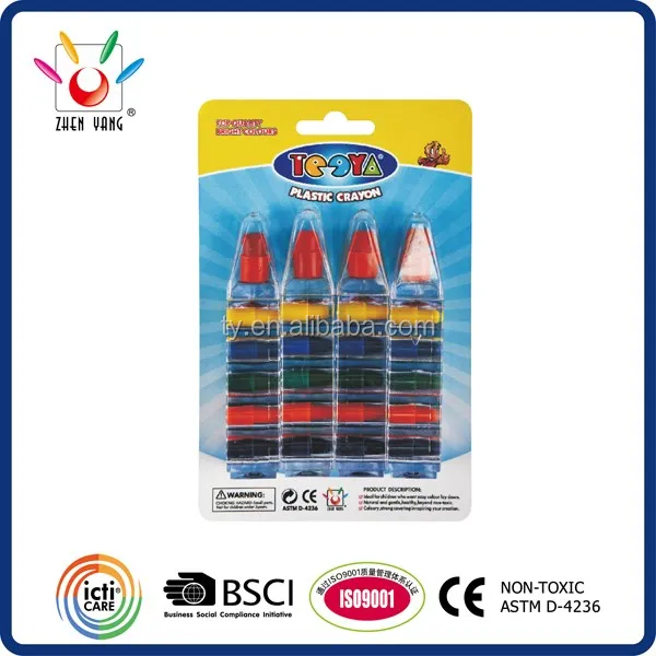 EN71|ASTM D4236 PASSED BATH CRAYON SET IN BLISTER PACK