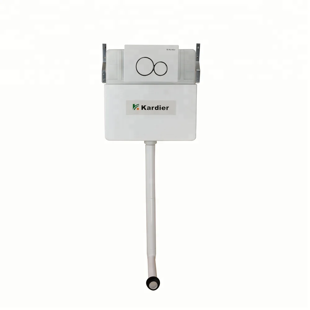 CE standard slim wall hanging toilet concealed flushing tank for squatting toilet pan