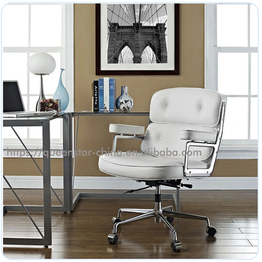 QS-OLC03 commercial office furniture PU leather upholstery home office chair leisure chair Charles Lobby Executive office chair