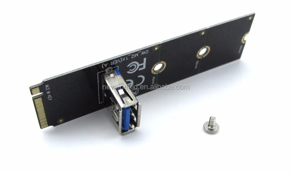 Factory sales USB 3.0 to NGFF M.2 B + M Key Male Adapter Converter Card