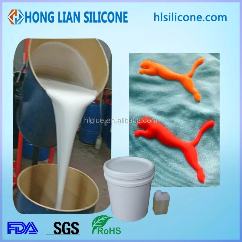 silicone coating fabric rubber clear liquid silicone for textile printing