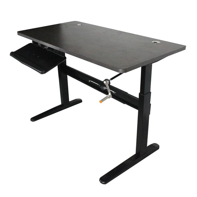 Good health home low noise ergonomic office furniture dual motor height adjustable desk
