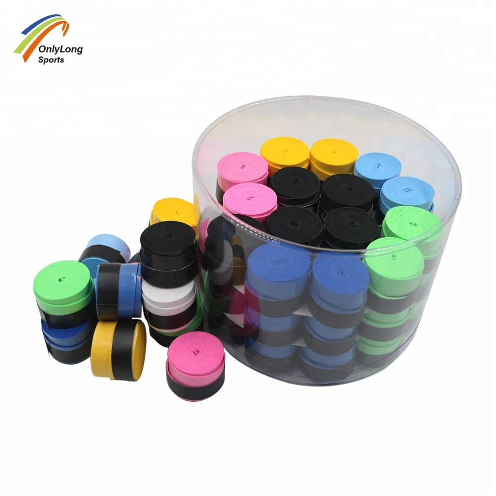 
Customize Tennis grip tape Hot sale PU badminton overgrip for tennis racket 