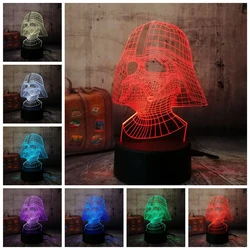 Remote Control Death Star 3D LED Night Light 7 Color Sleep Table Lamb Luminaria Decoration Holiday Kids Gifts Toy Home Decor