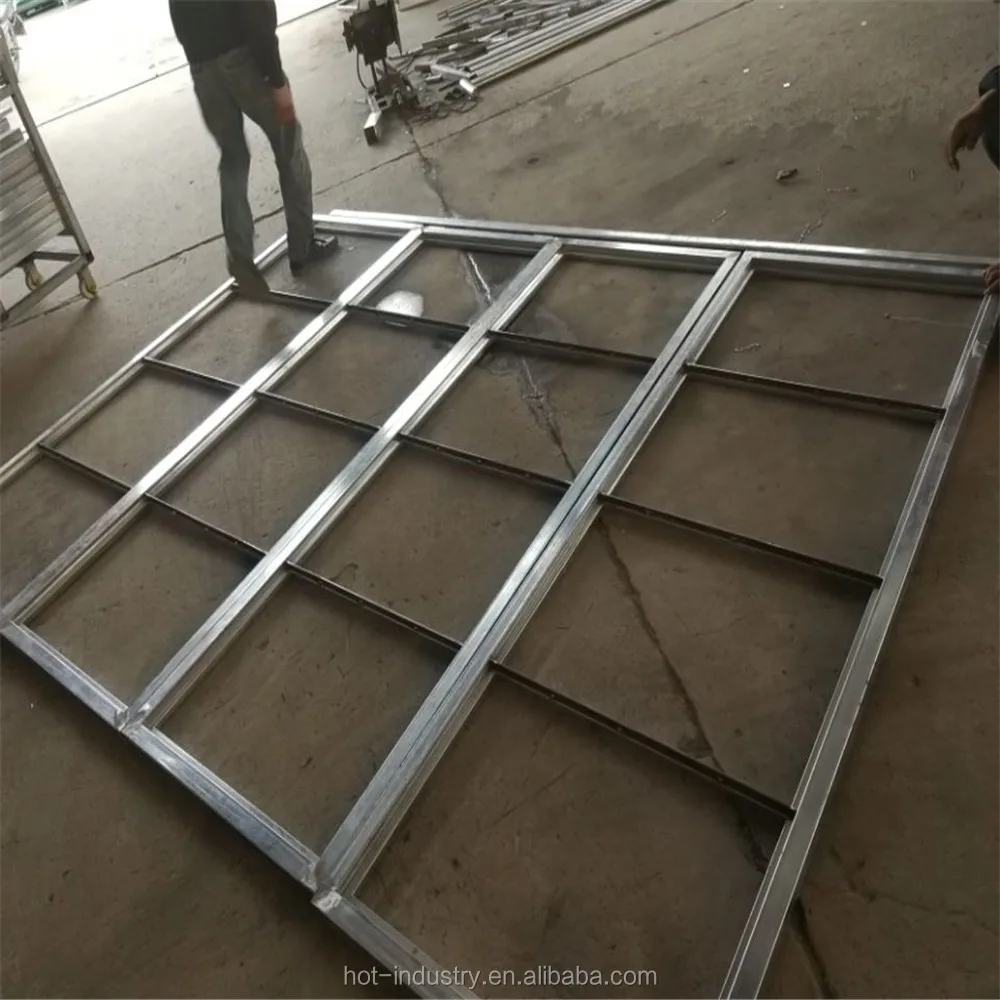 Wrought Iron windows and Doors Swing Open Style Simple Steel Window Grill Design for House