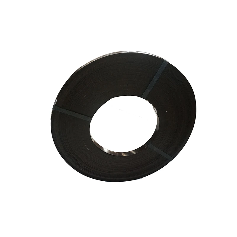 Machine Packing Application and 25mm Steel Q235 Material cold rolled black steel strapping for packing