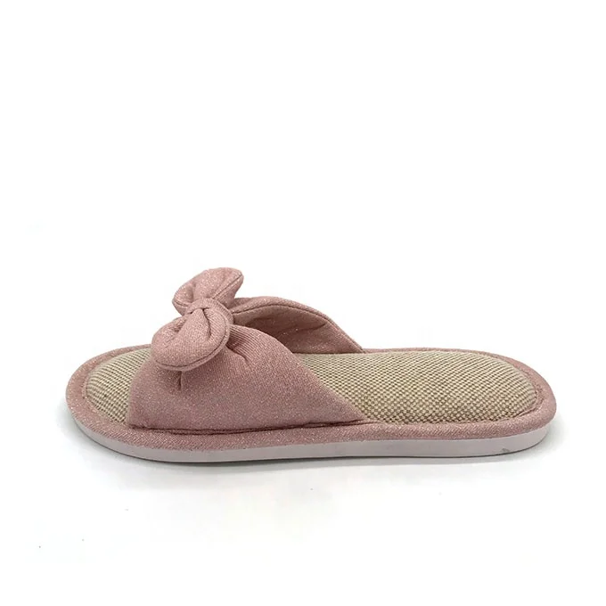Butterfly Cozy Toe Lady Open Toe Indoor Slipper