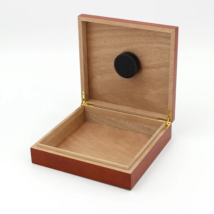 wholesale custom  solid wood box  cigar gift wooden packaging box