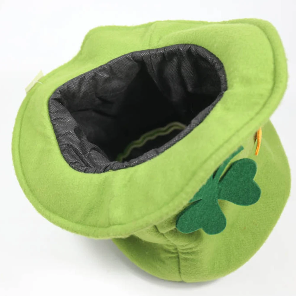 Saint Patrick Costume Leprechaun Top Hat Party Cosplay Cap Ireland Clover Green Irish Festival Party St Patrick Day Hat