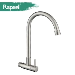 Rapsel New Design Wall Install Stainless Kitchen Tap