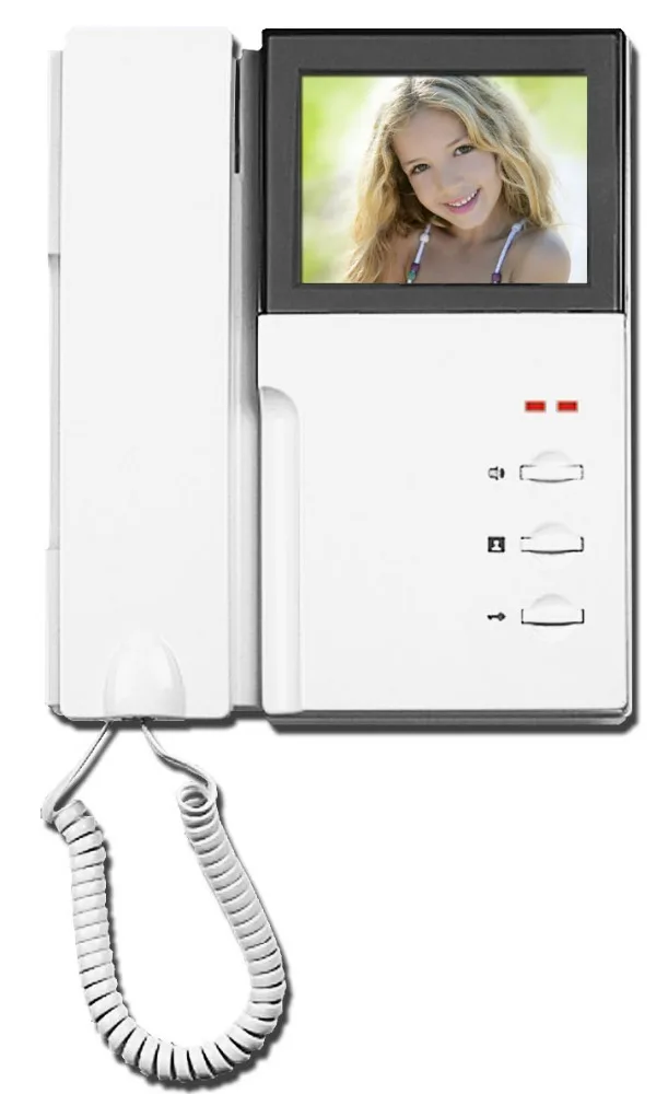 High quality video door phone intercom for multi apartments with handset
