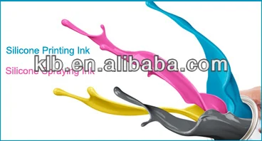 gorgeous colors silicone screen printing inks excellent dispersibility of silicone inks