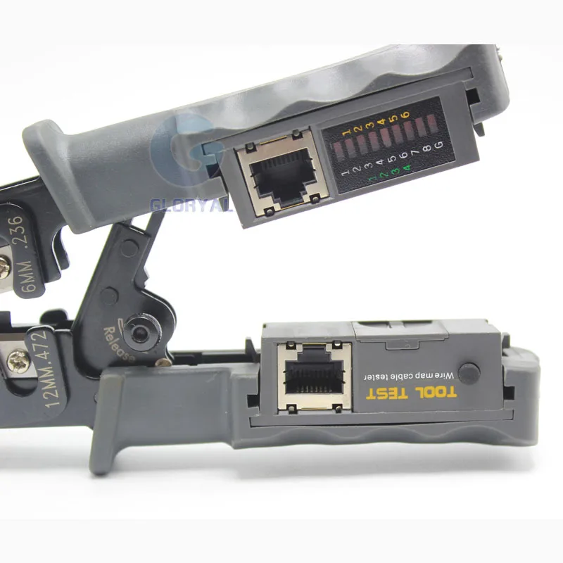 Multi function hand modular crimping tool with cable TESTING solution tooltester GL-022