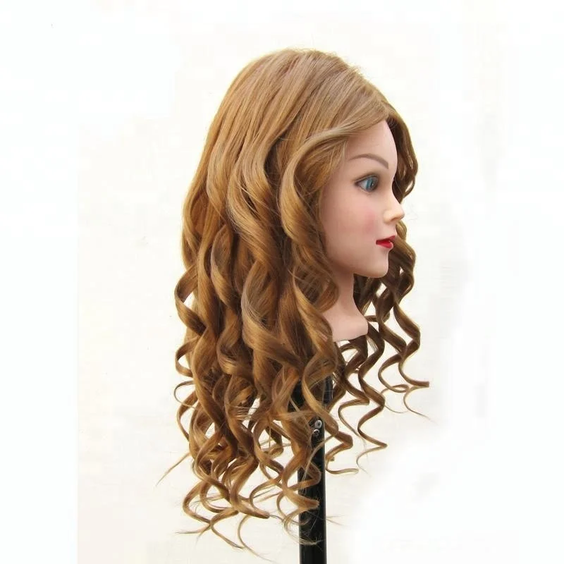 Манекен для школьной красоты, голова куклы с человеческими волосами 100%, голова для обучения парикмахерам