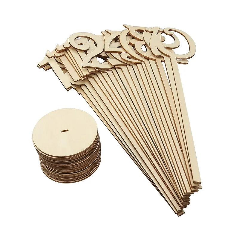 Best Products Wooden Wedding Table Numbers Perfect For Receptions Banquet Catering Restaurant