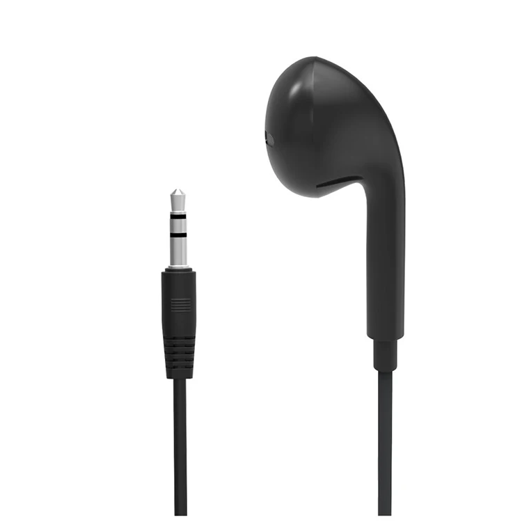 Wholesale cheap price disposable mono wired in-ear earphone headphone one side earbud for tour guide use