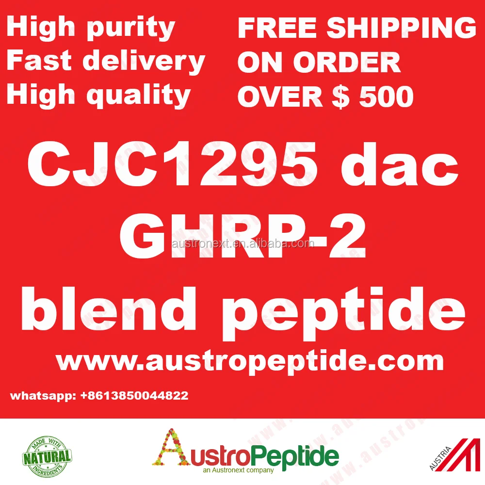 
Ghrp2 1mg + CJC1295 dac 1mg , blended peptide ghrp-2 and CJC dac 1295 blend peptide cjc-1295 dac ghrp 2 