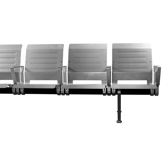 3 Seater medical office hospital Aluminum alloy metal waiting room airport  railway station railway station chairs