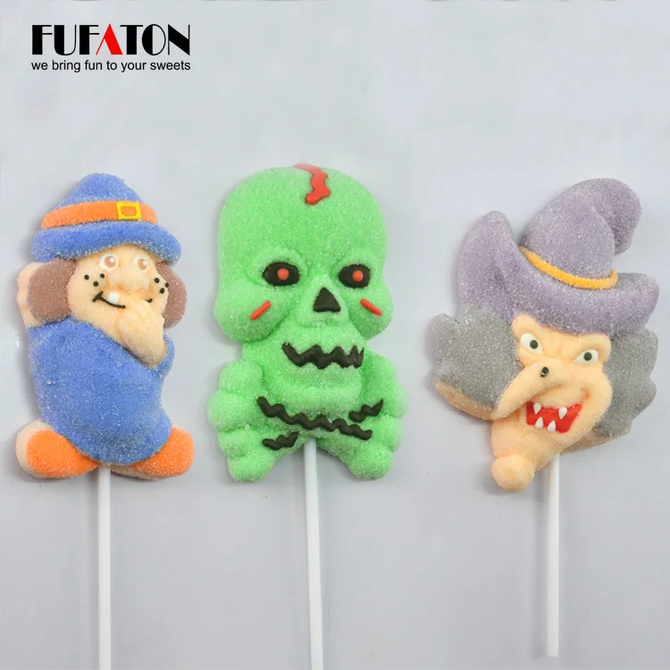 Creative Fruit Flavor candy dummy scary jelly Pop  lollipop Candy for Halloween