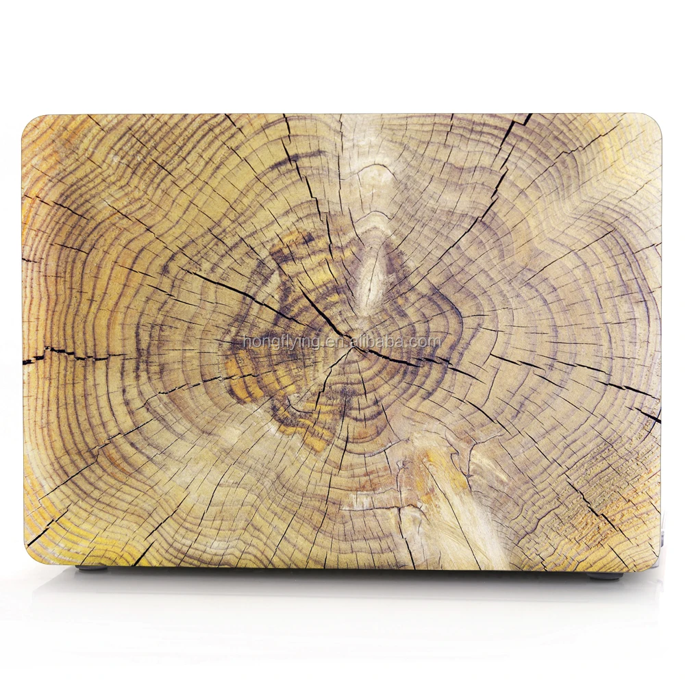 2 in 1 wood laptop body shell protective hard case for macbook hard case