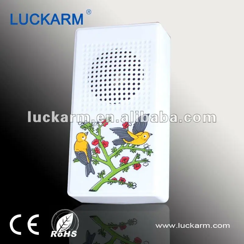  Забавный канарский дверной звонок с птичьим звуком 220 В