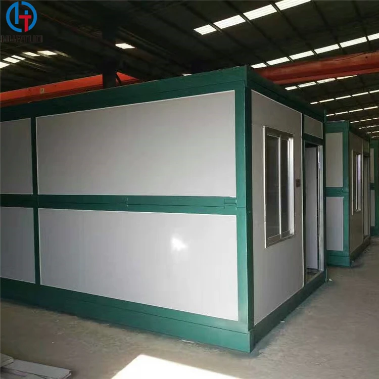 Low Cost Prefab 20ft Folding Expandable Storage Container Homes House