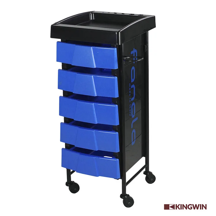 kingwin hair dressing salon cabinet trolley,beauty trolley for beaty salon