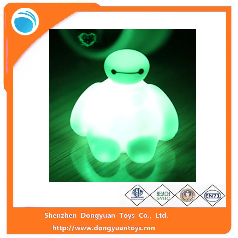 Cartoon Baymax Light-up Action Figure Toys