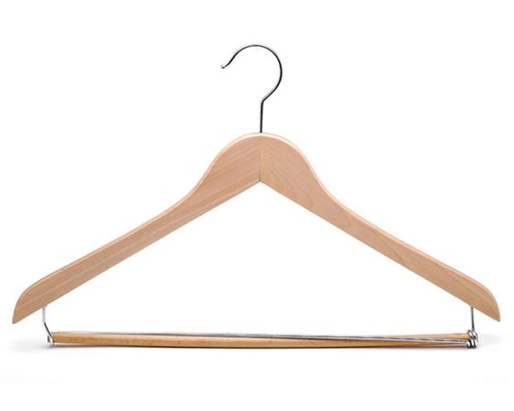 30 Pack Hangers a Grade Lotus Natural Color Wooden Hanger