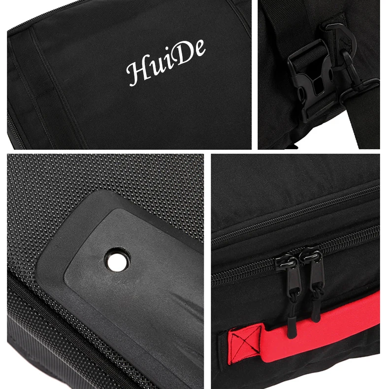 Adjustable Deluxe Baggage Handlers Single Double Wheeled Ski Clothes Snowboard Combo Bag