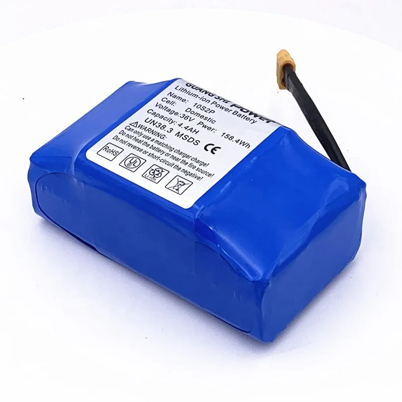 36v 4400mah li-ion battery 36v 4.4ah 18650 36v 4.4ah 10s2p lithium battery pack 36v 4400mah battery pack