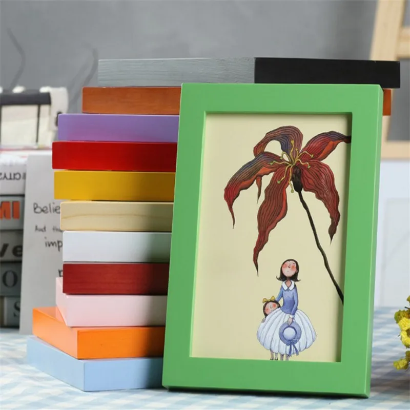 Picture Frame Photo Frame Decorative Wood Promo Silk Screen Printing