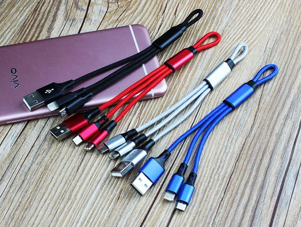 2017 New Keychain Type USB Cable Key Chain USB Cable